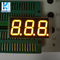 0.56 इंच 3 अंक 7 सेगमेंट एलईडी सामान्य कैथोड पीला रंग प्रदर्शित करता है