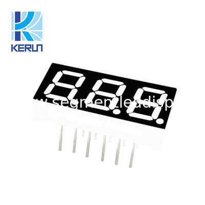 0.28 इंच 3 अंक संख्यात्मक एलईडी डिस्प्ले आम कैथोड लाल रंग